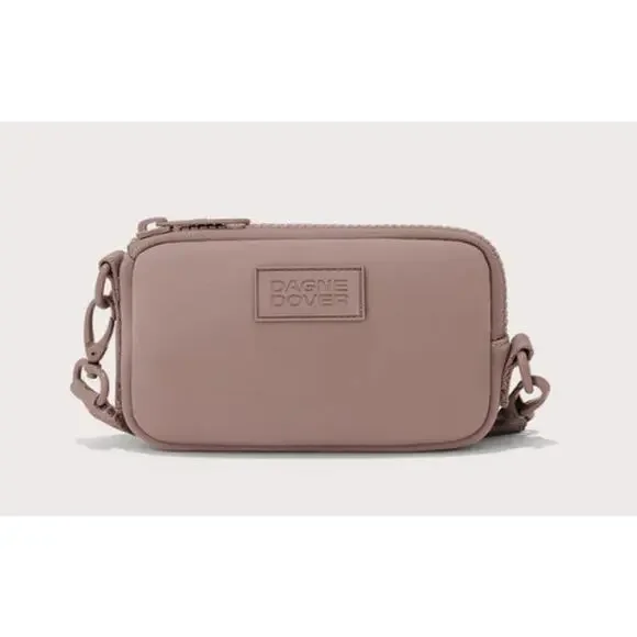 Dagne Dover Mara Neoprene Phone Sling Crossbody - Dune Mauve / Brown - Picture 1 of 8